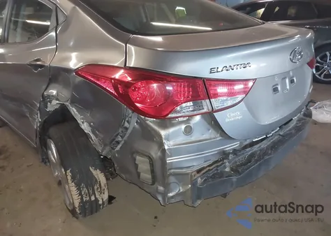 2012 Hyundai Elantra Limited (Ulsan Plant) from USA, damaged, VIN KMHDH4AE6CU290796